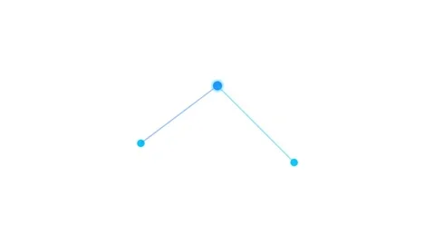 Abstract Animated Connection Line Icon - Tech Network Concept Vídeos de archivo 334736661