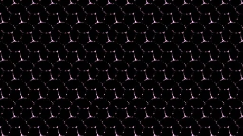 Abstract animated dark background with an abstract honeycomb pattern of small Stock Footage 294597144