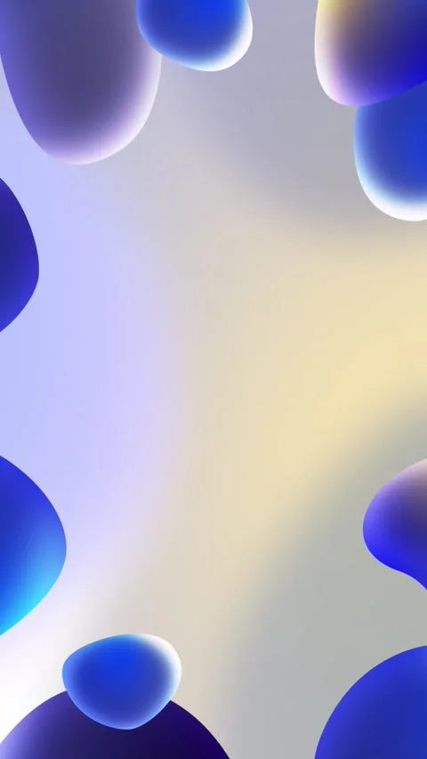 Abstract animated fluid liquid background, flowing oil shapes and forms Stock Footage 289682557