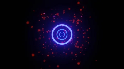 Abstract animated glowing heart background. 스톡 동영상 100610643