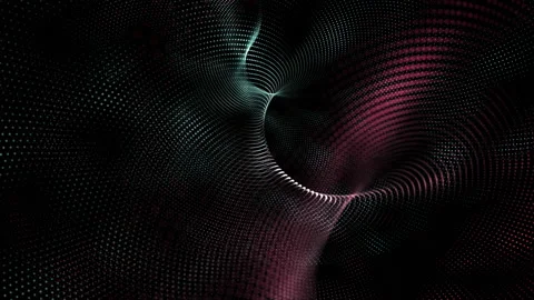 Abstract animated glowing striped background. 3d render Stock Footage 123608555
