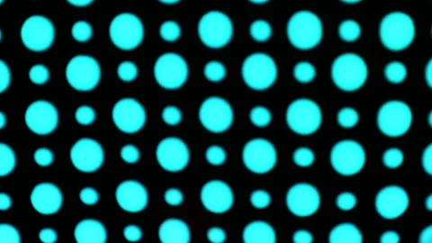 Abstract Animated Grid of Floating Dots Stock Footage 304920698