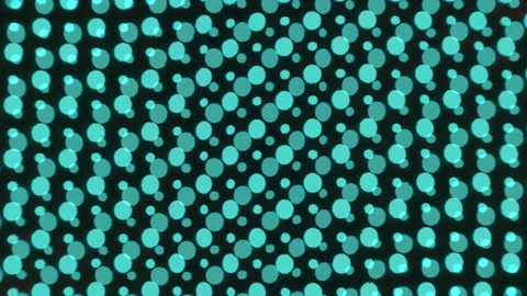 Abstract Animated Grid of Floating Dots Stock Footage 304980595