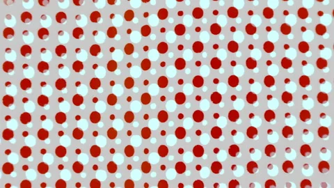 Abstract Animated Grid of Floating Dots Stock Footage 304980612