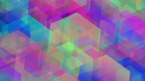 Abstract Animated Hexagon Background Full HD Video stock 59534933