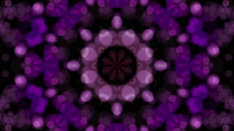 Abstract animated kaleidoscope pattern. Abstract three-dimensional background. 3 Stock Footage 125001473