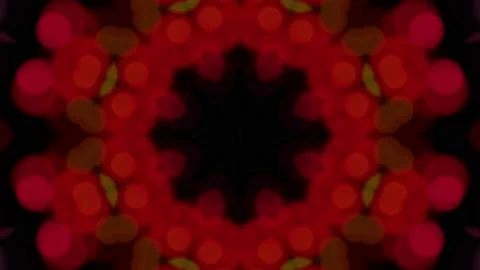 Abstract animated kaleidoscope pattern. Abstract three-dimensional background. 3 Stock Footage 125001772