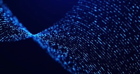 Abstract animated light background of glowing and shimmering shiny particles. Stock Footage 248699882