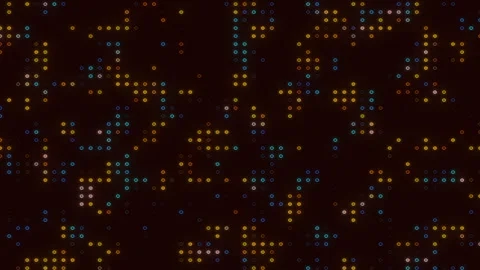 Abstract animated motion background. Glowing colorful neon led display lights Stock Footage 169061334