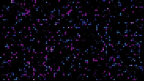 Abstract animated motion background glowing colorful neon led display lights Stock Footage 249804134