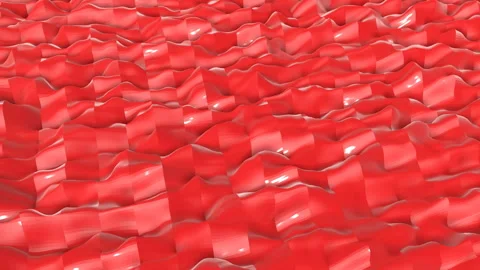 Abstract animated orange low poly background. 3d render Stock Footage 101807502