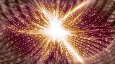 Abstract animated orange motion background of spinning spheres. 스톡 동영상 82488728