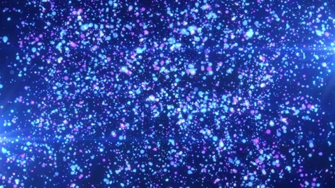 Abstract animated particle concept for celebrating birthdays and holidays Stock Footage 291132965