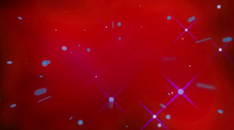 Abstract animated particles against red background Stock Footage 56198069