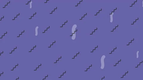 Abstract animated pattern with geometric tiles. Multicolor dynamic mosaic with Stock Footage 168601536