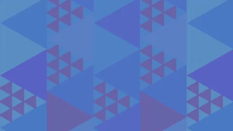 Abstract animated pattern with geometric tiles Stock Footage 168763532
