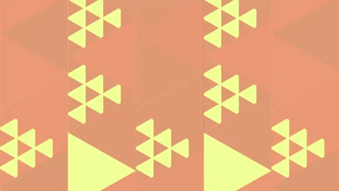 Abstract animated pattern with geometric tiles Stock Footage 168874687