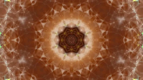 Abstract animated pattern. kaleidoscope background. 3d render Stock Footage 122496678