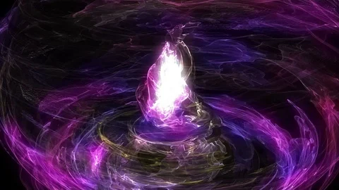 Abstract animated pink motion background of spinning spheres. Stock-Footage 82664061