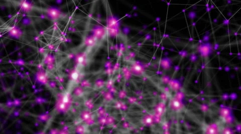 Abstract animated Plexus colorful background Stock Footage 56198014