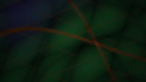 Abstract Animated Red Laser Lines Sweeping Across Dark Green Geometric Backdr Stock Footage 344713118