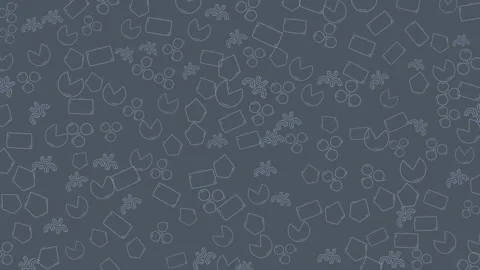 Abstract animated seamless pattern with geometric shapes and lines backgrou.. Stock Footage 335925678