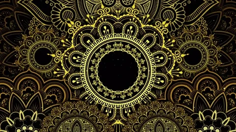 Abstract animated smooth VJ loop geometric seamless kaleidoscopes pattern 4k Stock Footage 282153243