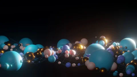 Abstract Animated Sphere Loop Stock Footage 127870467