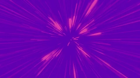 Abstract animated texture video of pink radial light speed lines. Video stock 315075672