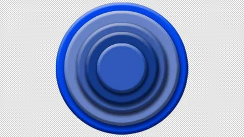Abstract animated vibrating sound speaker membrane. Stock Footage 276453828