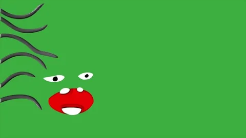 Abstract animated video loop on green sc... | Stock Video | Pond5