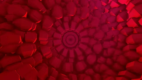 Abstract animated video with rotation around the center Vidéo 101655286