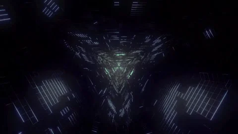 Abstract Animated Vortex – Digital Swirling Tunnel Animation 스톡 동영상 316783355