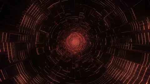 Abstract Animated Vortex – Digital Swirling Tunnel Animation 스톡 동영상 316783430