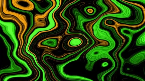Abstract animated wave liquid fluid motion loop. Stock Footage 308477304