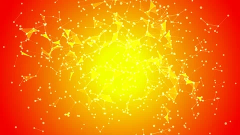 Abstract animated yellow-red background. Mockup. Stock Footage 232938110