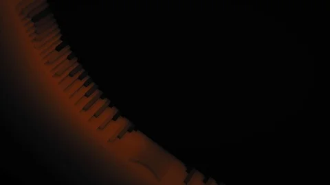 Abstract animation of 3d pattern with lots of rectangle geometry primitive forms Stock Footage 119995150