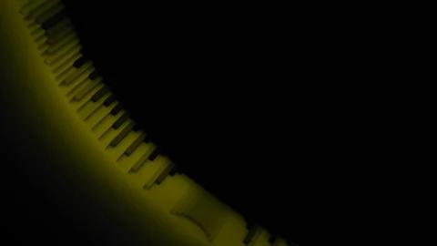 Abstract animation of 3d pattern with lots of rectangle geometry primitive forms Stock Footage 119995160