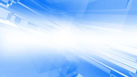 Abstract animation, 3d render of soft background with White and blue color Stock Footage 280371925