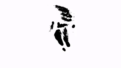 Abstract Animation Artwork With Black Horror Bubbles In Black White Colors Vidéo 83456907