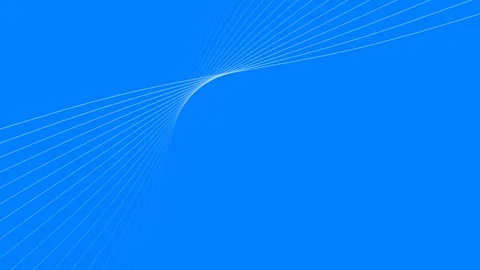 Abstract Animation Background with Curved Lines and Ripple Effect in Blue Sha Stock Footage 316798551