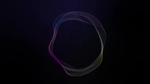 Abstract animation background with dark hues and soft gradients. The design Stock Footage 311074514
