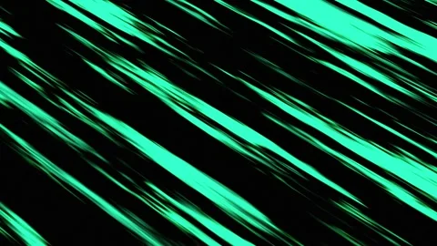 Abstract animation background with diagonal lines in vibrant turquoise and black 스톡 동영상 323470697