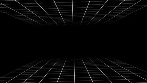 Abstract animation background with diagonal white lines on a black surface Stock Footage 314286274