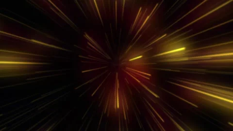 Abstract animation background with dynamic light streaks in yellow and black 스톡 동영상 314467988