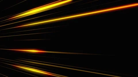 Abstract animation background. Dynamic light orange streaks, moving speed lines Stock-Footage 321904420