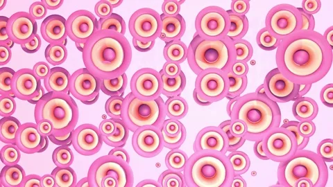 Abstract animation, background of the dynamic rotation of the elements. 3D rende Stock Footage 133958662