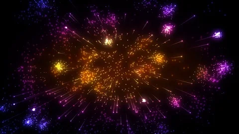 Abstract animation background fiery rain... | Stock Video | Pond5