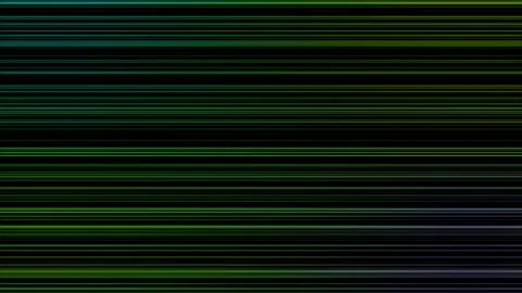 Abstract animation background with horizontal lines in varying shades of green 스톡 동영상 326808995