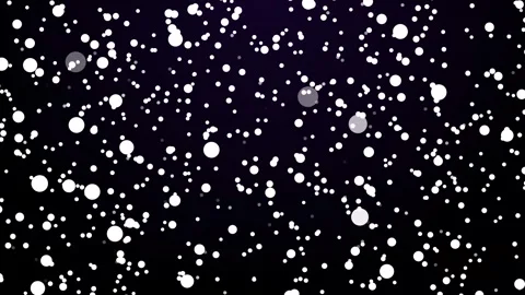 Abstract animation background with scattered white circles on dark backdrop Stock-Footage 311269852